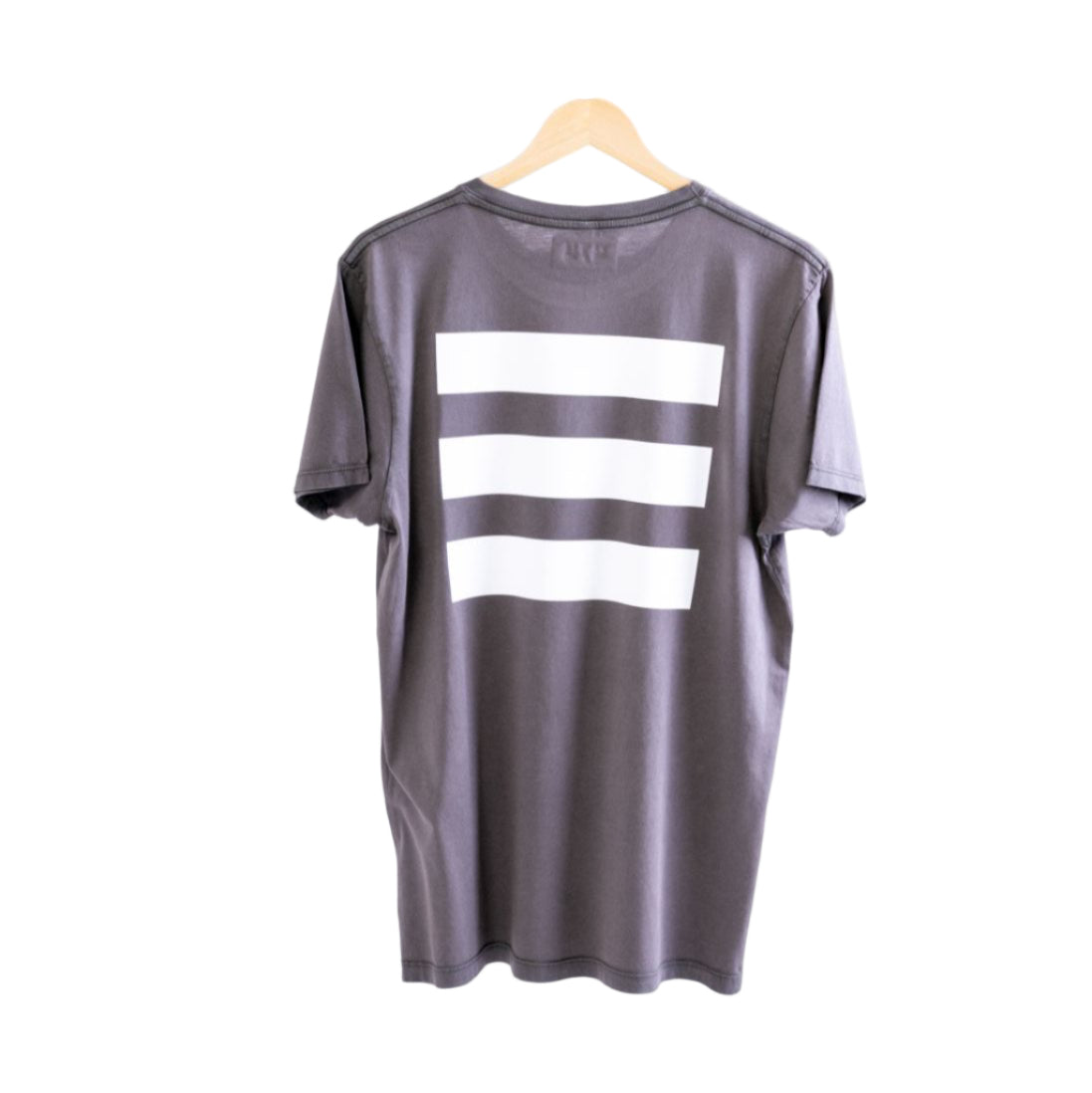 Multi Colour Print Dusty Grey T-Shirt