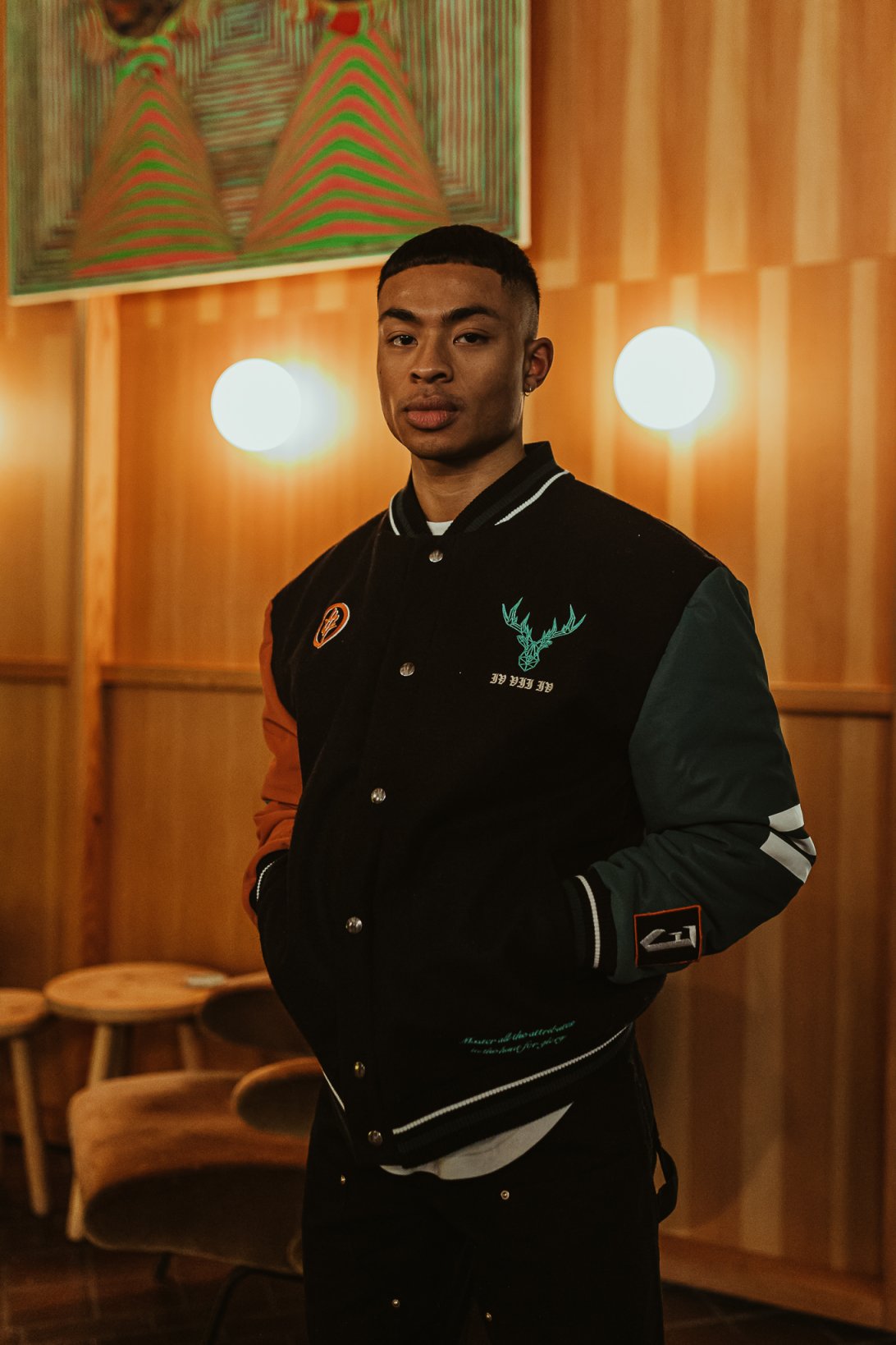 474coxJagermeister Varsity Jacket