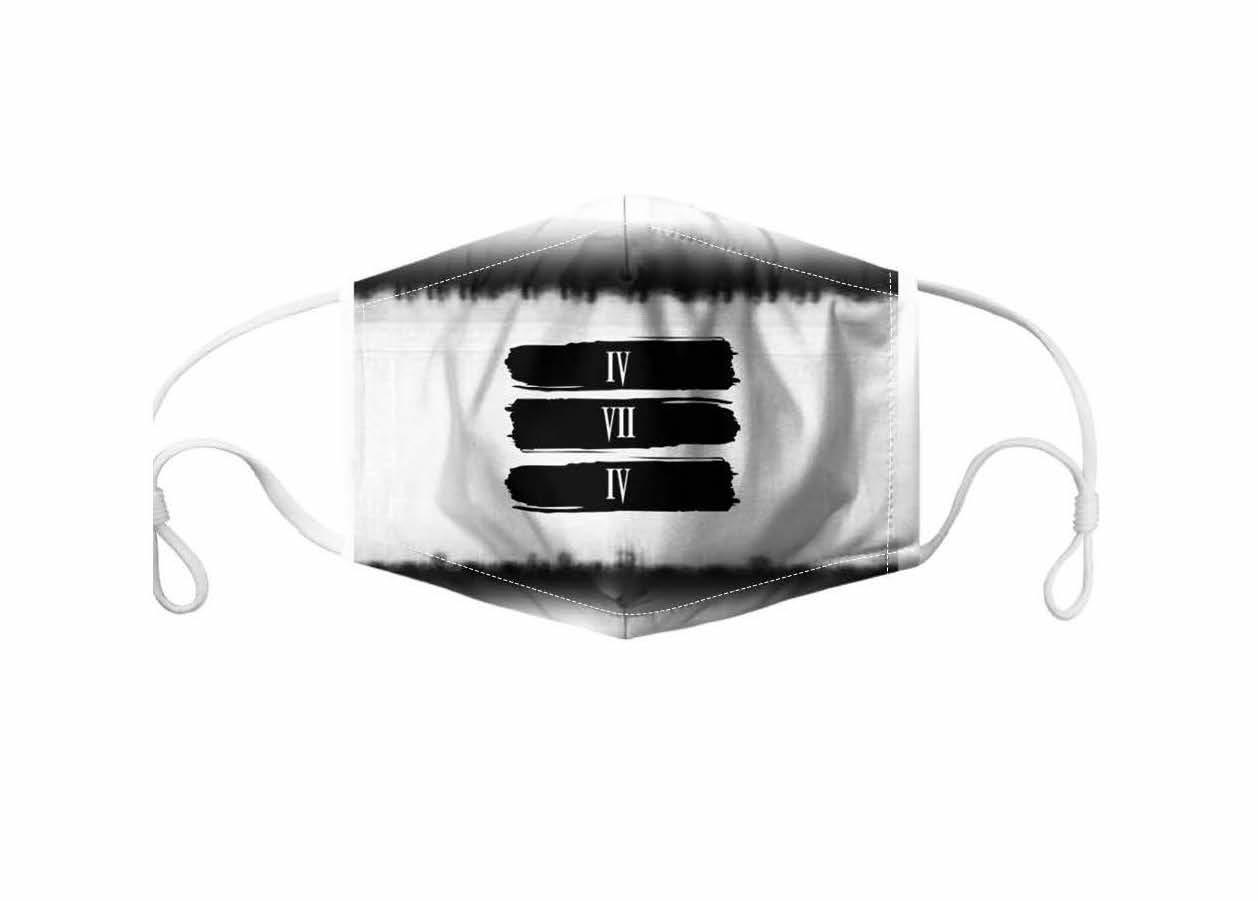 white 474 bar mask